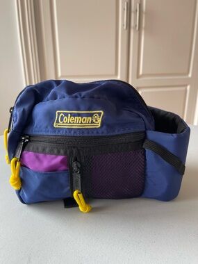 Coleman Vintage waist bag fanny pack hiking camping outdoor granola gorpcore
